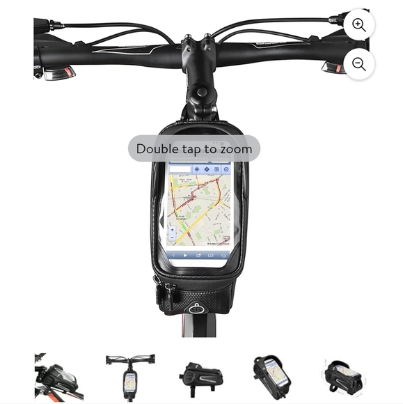 Yeacher Waterproof Bicycle Tube Bag Bike Phone Frame Cycling Phone Mount New - Picture 4 of 5